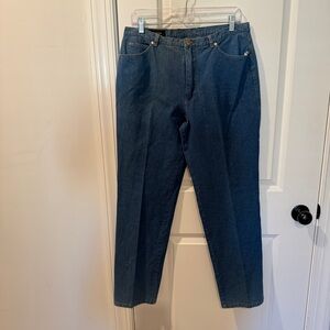 ESCADA Tapered Leg Blue Denim Jeans High Waisted